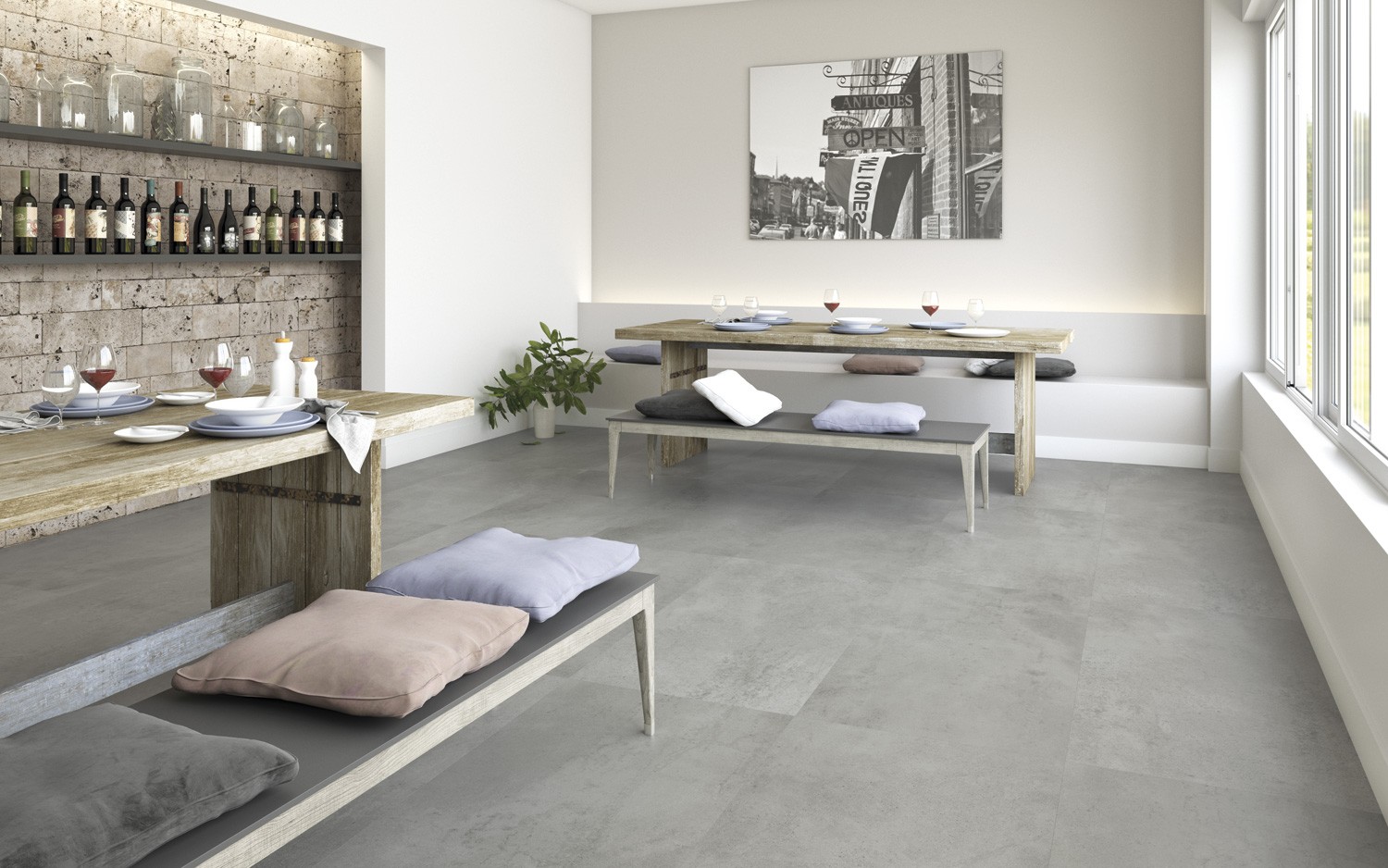 SOUTHROCK 45X45 GRIS